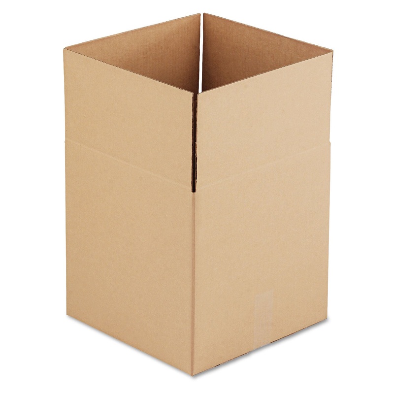 CUBED FIXED-DEPTH SHIPPING BOXES, REGULAR SLOTTED CONTAINER (RSC), 14″ X 14″ X 14″, BROWN KRAFT, 25/BUNDLE