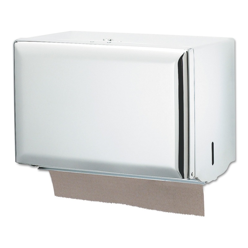 Singlefold Paper Towel Dispenser, White, 10 3/4 X 6 X 7 1/2