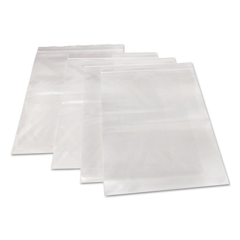 ZIPPIT RESEALABLE BAGS, 4 MIL, 9″ X 12″, CLEAR, 500/CARTON