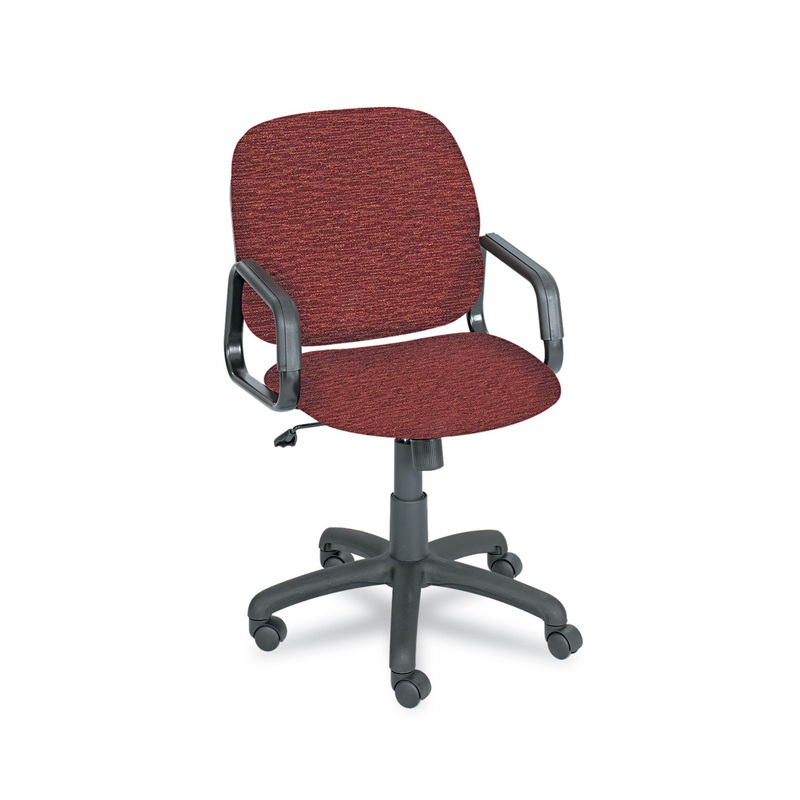 CAVA URTH COLLECTION HIGH BACK SWIVEL/TILT CHAIR, SUPPORTS UP TO 250 LBS., BURGUNDY SEAT/BURGUNDY BACK, BLACK BASE