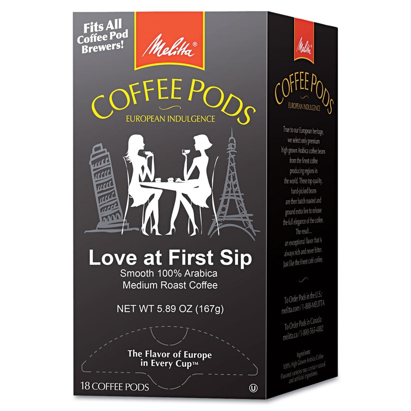 Coffee Pods, Love At First Sip (medium Roast), 18 Pods/box