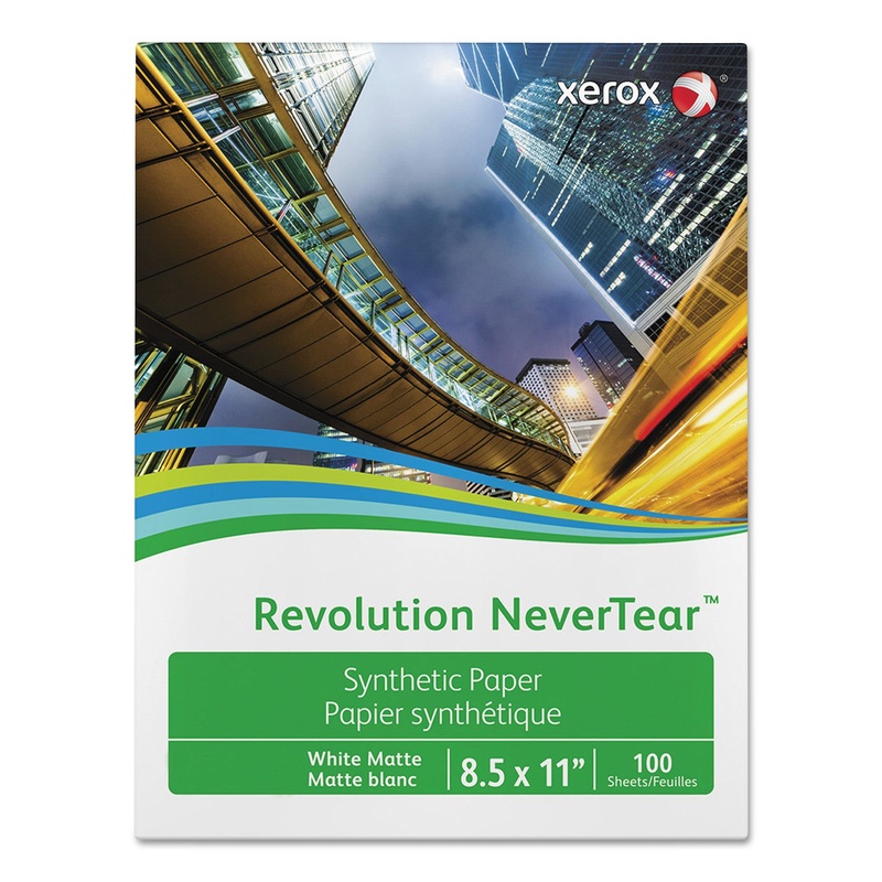 REVOLUTION NEVERTEAR, 5 MIL, 8.5 X 11, SMOOTH WHITE, 500/REAM