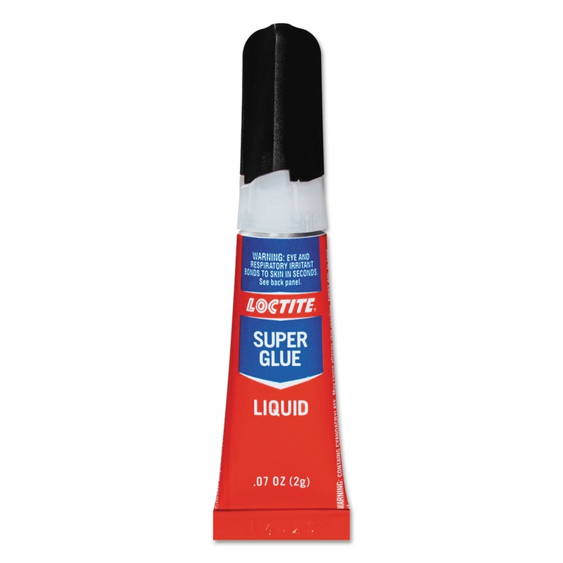 SUPER GLUE LIQUID TUBES, 0.07 OZ, DRIES CLEAR, 2/PACK