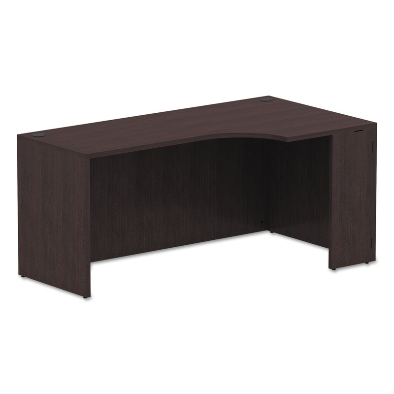 ALERA VALENCIA CORNER CREDENZA SHELLS, 65W X 35.38D X 29.5H, RIGHT, ESPRESSO