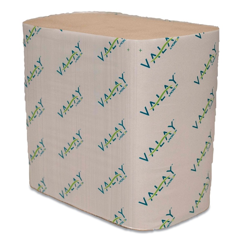 DISPENSER NAPKINS, INTERFOLDED, 2-PLY, 6.5 X 8.25, KRAFT, 6,000/CARTON