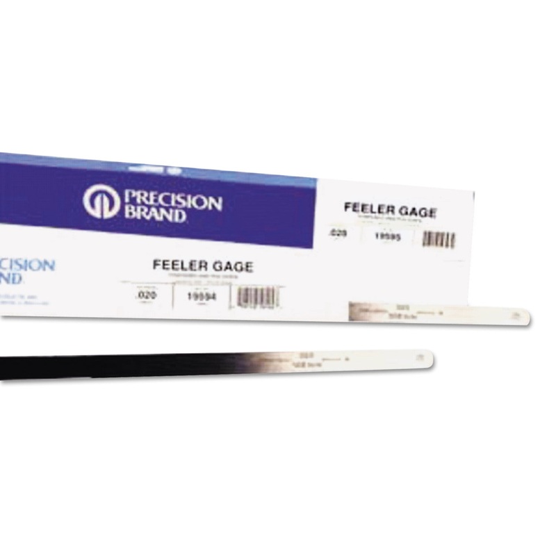 Flat Length Steel Feeler Gauge, 1/2″ X 12″