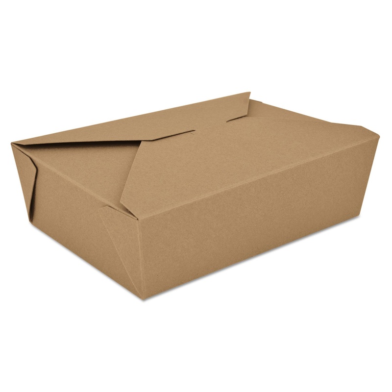 CHAMPPAK RETRO CARRYOUT BOXES #3, KRAFT, 7.75 X 5.5 X 2.5, BROWN, 200/CARTON