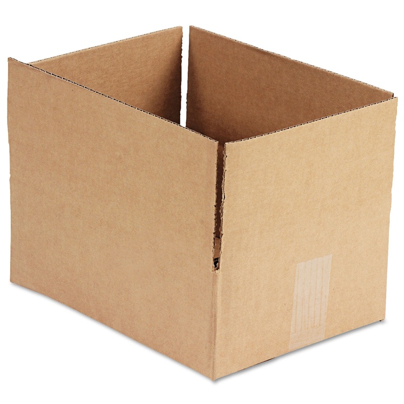 FIXED-DEPTH SHIPPING BOXES, REGULAR SLOTTED CONTAINER (RSC), 12″ X 9″ X 4″, BROWN KRAFT, 25/BUNDLE
