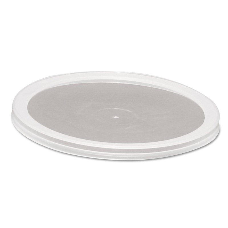 Over-Cap-Style Deli Container Lids, Clear, 50/pack, 10 Pack/carton