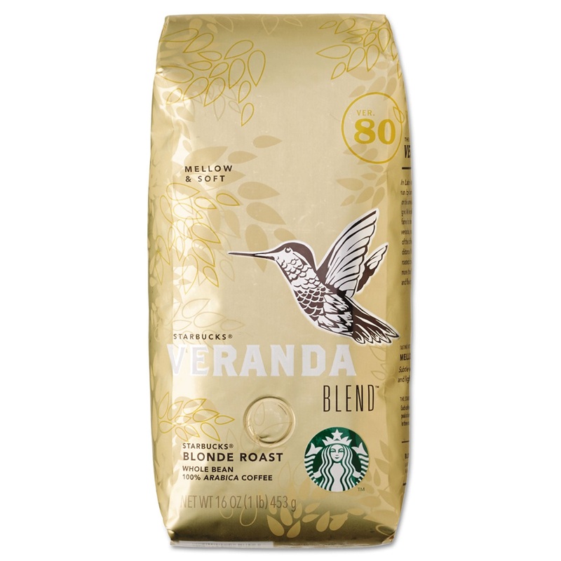 Veranda Blend Coffee, Light Roast, Whole Bean, 1 Lb Bag
