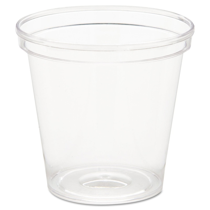 Comet Plastic Portion/shot Glass, 1 Oz, Clear