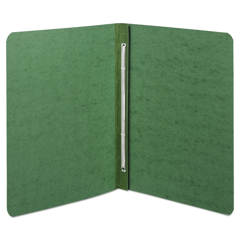 Presstex Report Cover, Side Bound, Prong Clip, Letter, 3″ Cap, Dark Green