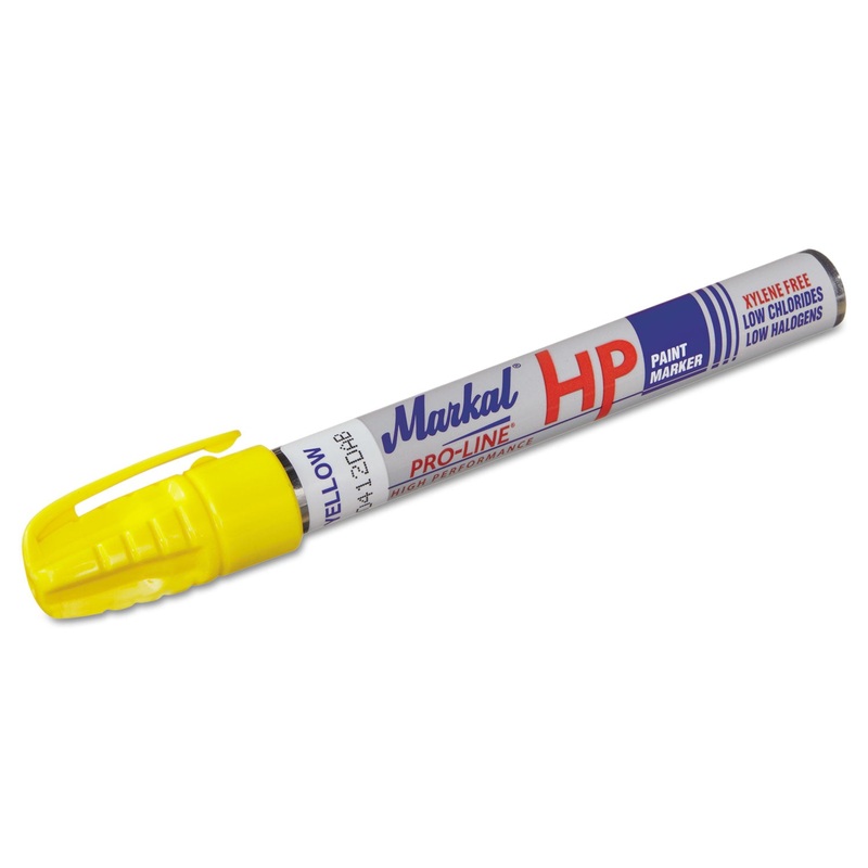 PRO-LINE HP PAINT MARKER 96961, MEDIUM BULLET TIP, YELLOW