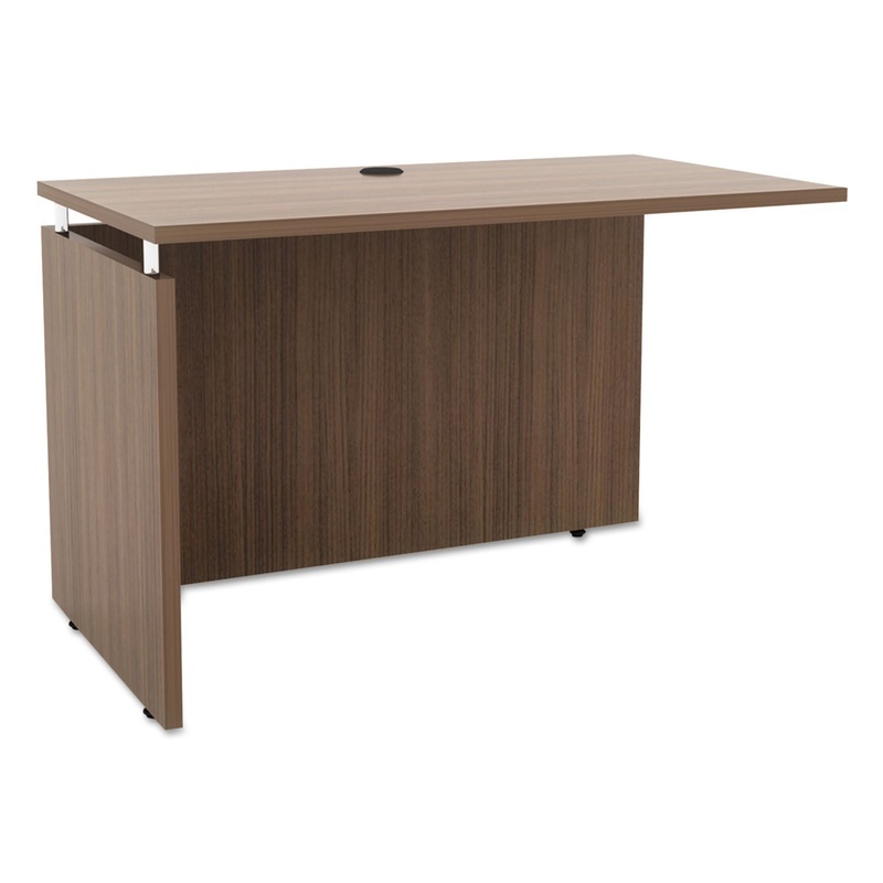 Alera Sedina Series Reversible Return/bridge, 42w X 23 5/8d X 29 1/2h, Walnut