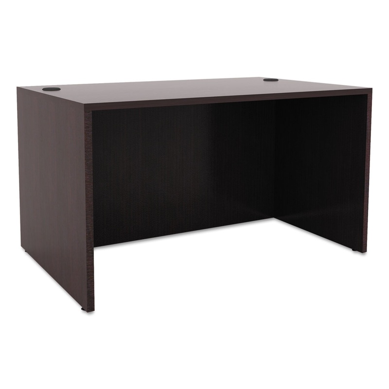 ALERA VALENCIA SERIES STRAIGHT DESK SHELL, 47.25W X 29.5D X 29.63H, ESPRESSO