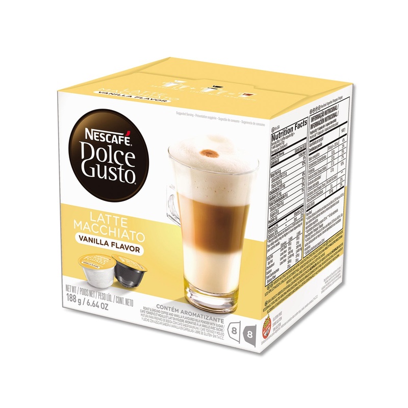 CAPSULES, VANILLA LATTE MACCHIATO, 48/CARTON