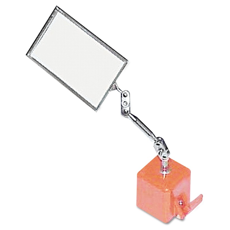 HEAVY DUTY INSPECTION MIRROR, 2.13W X 3.5H, MAGNETIC BASE