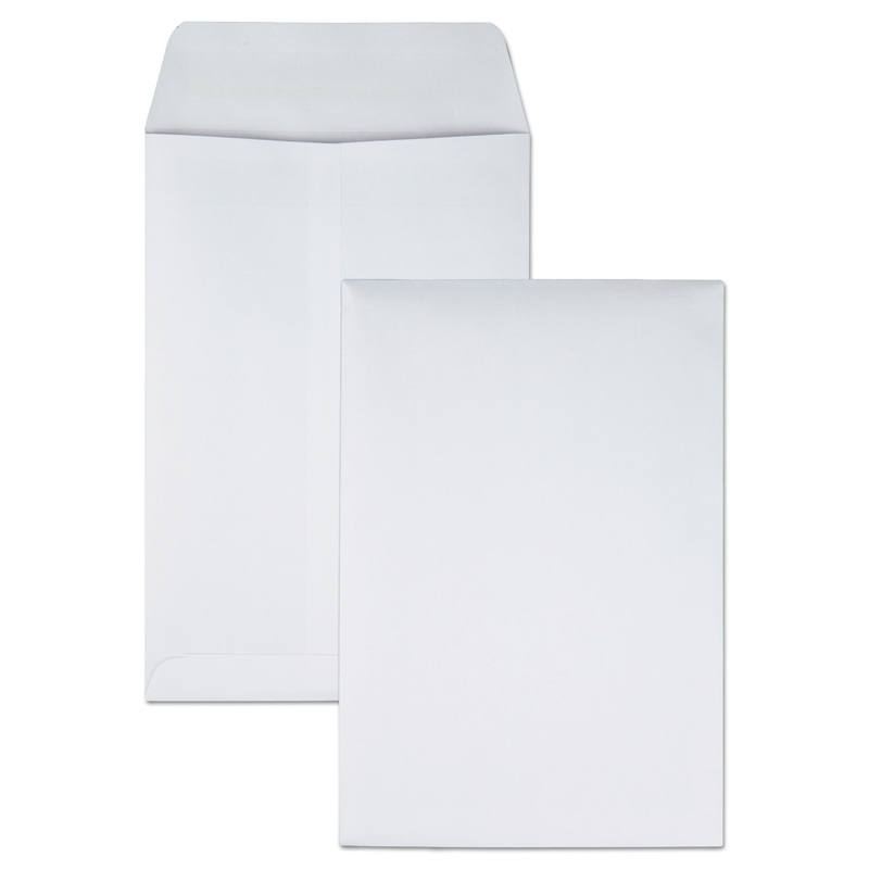 REDI-SEAL CATALOG ENVELOPE, #1 3/4, CHEESE BLADE FLAP, REDI-SEAL CLOSURE, 6.5 X 9.5, WHITE, 100/BOX