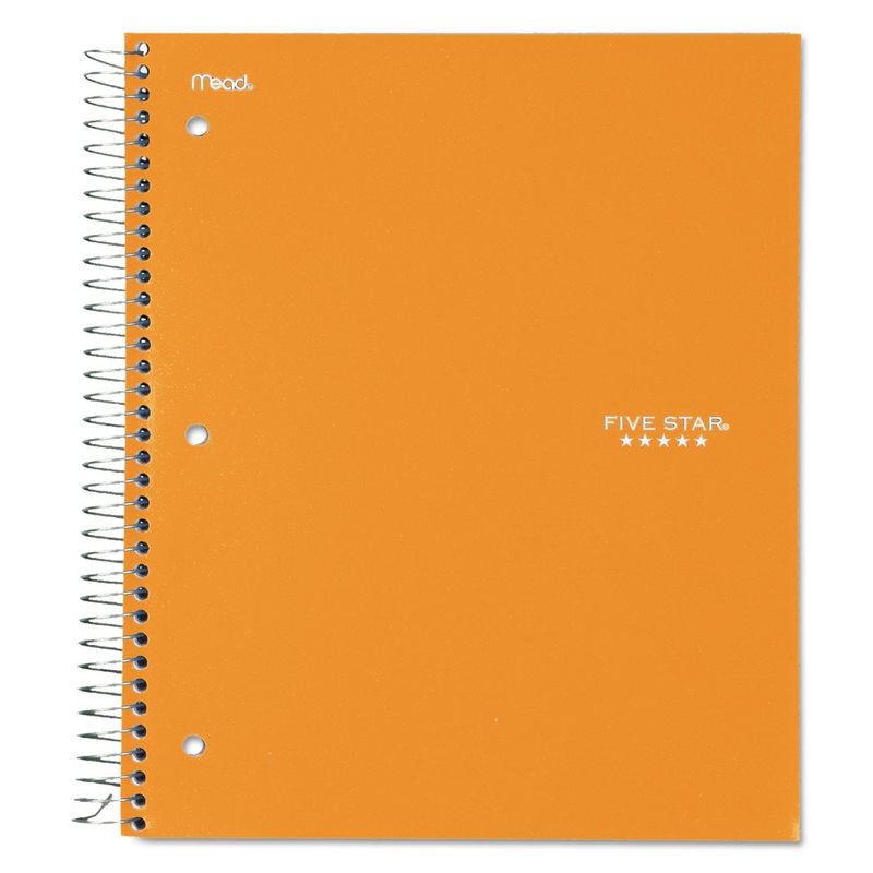 TREND WIREBOUND NOTEBOOK, 3 SUBJECTS, MEDIUM/COLLEGE RULE, ASSORTED COLOR COVERS, 11 X 8.5, 150 SHEETS