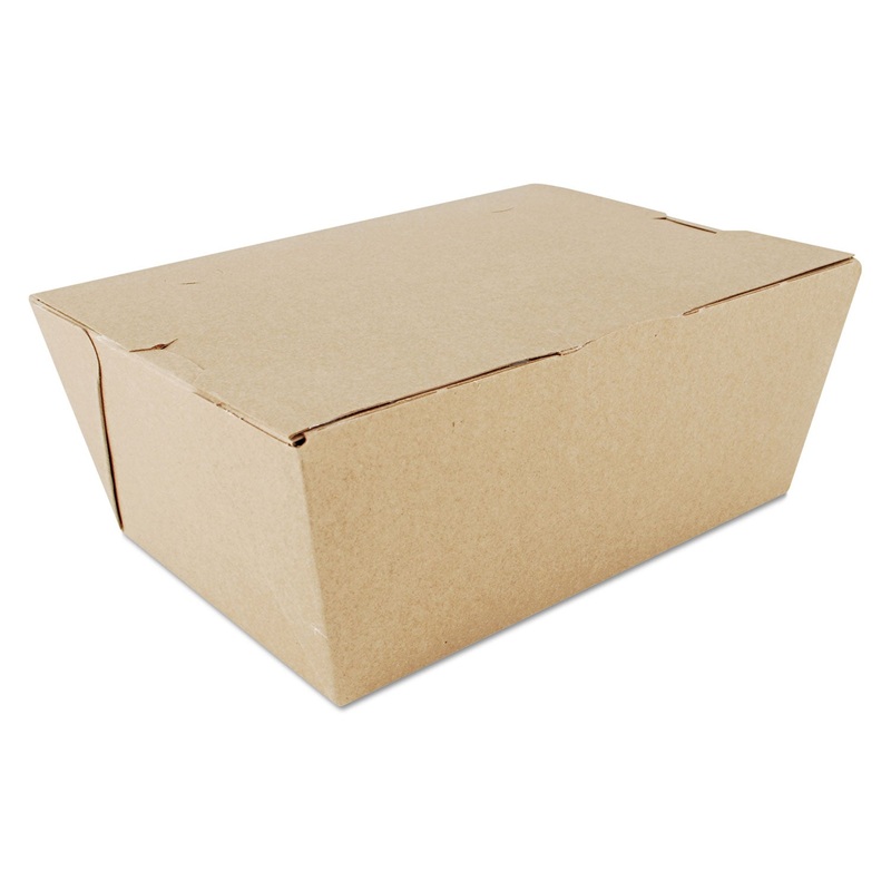 Champpak Carryout Boxes, Brown, 7 3/4 X 5 1/2 X 3 1/2, 160/carton
