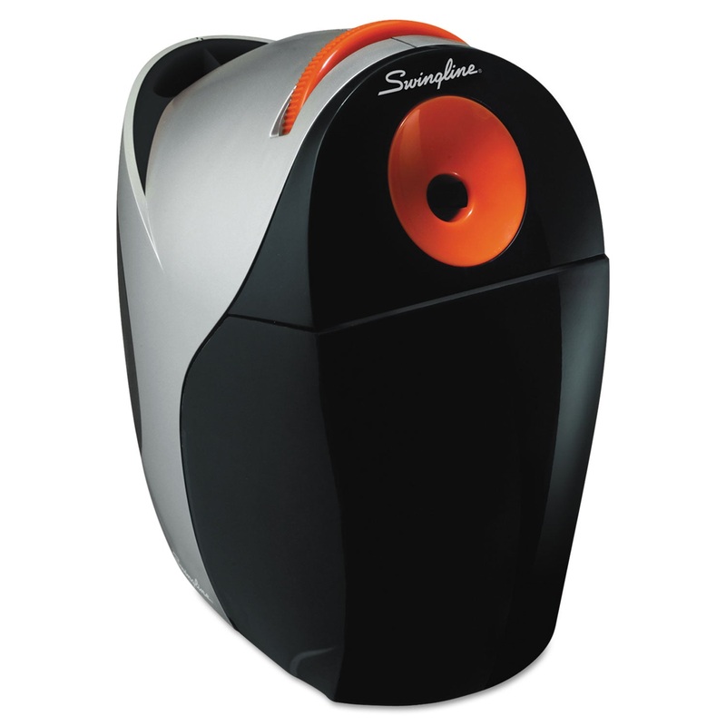 Optima Electric Pencil Sharpener, Ac, Gray/orange