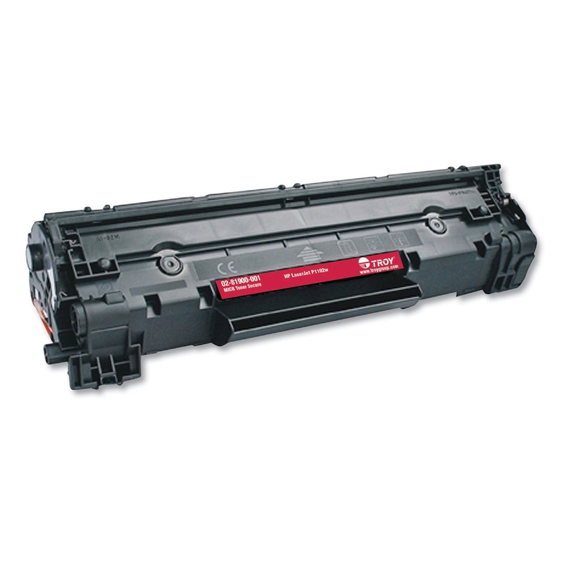 0281900001 85A MICR TONER SECURE, ALTERNATIVE FOR HP CE285A, BLACK