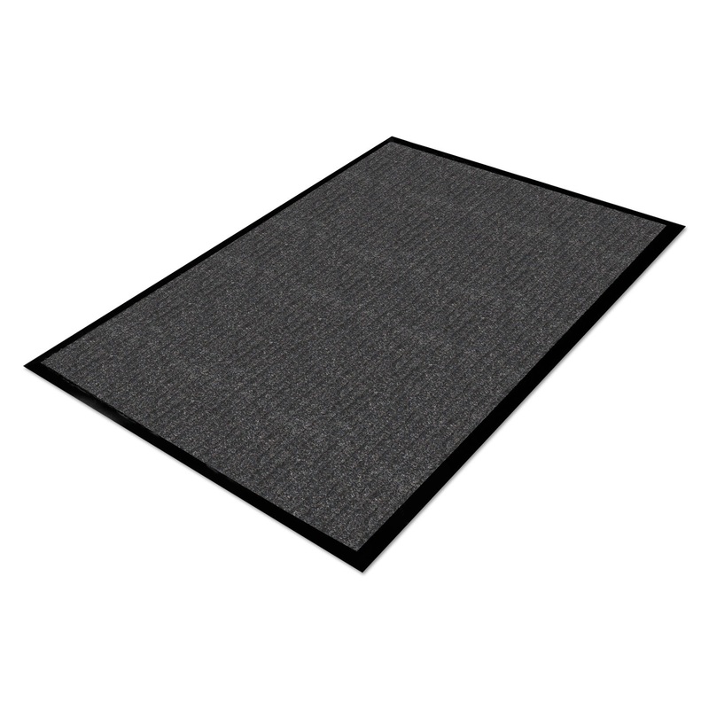 Golden Series Dual Rib Indoor Wiper Mats, 24 X 36, Charcoal