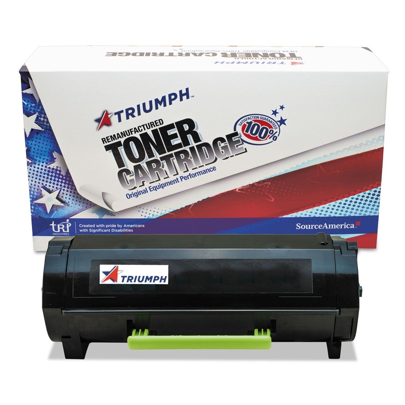 REMANUFACTURED 50F0UA0 (MX811) EXTRA HIGH-YIELD TONER, 45000 PAGE-YIELD, BLACK