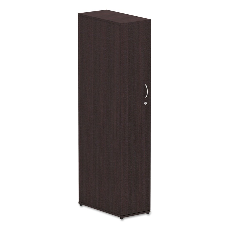 ALERA VALENCIA SERIES WARDROBE, 11 7/8W X 22 7/8D X 65H, ESPRESSO