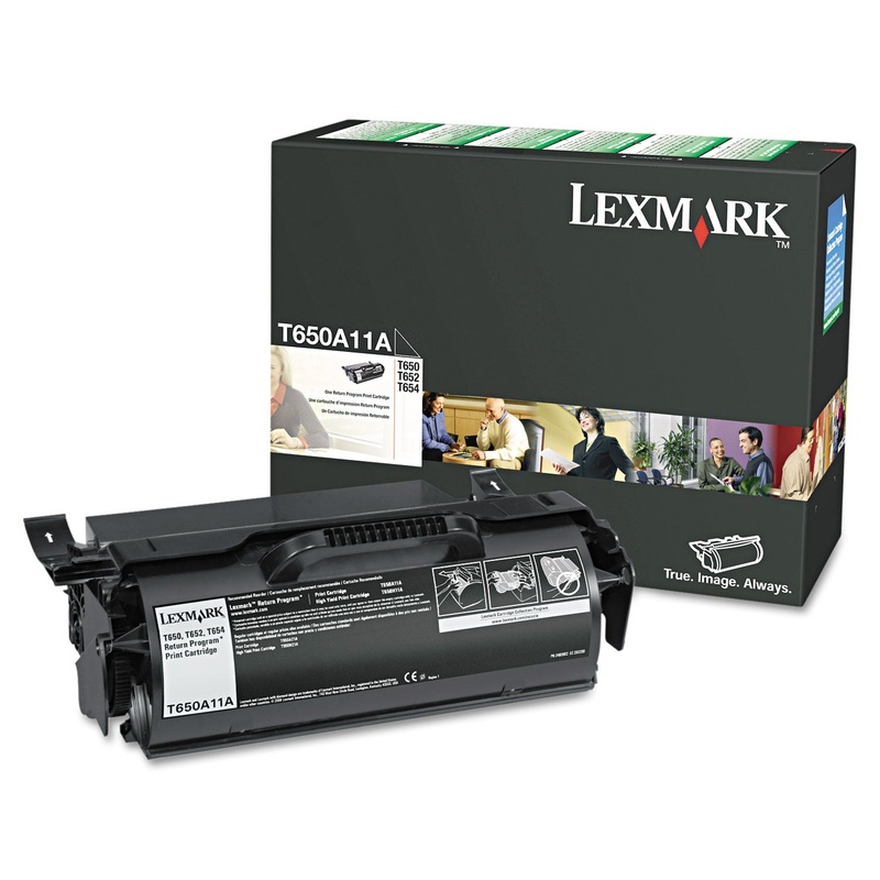T650A11A (T65X) RETURN PROGRAM TONER, 7000 PAGE-YIELD, BLACK