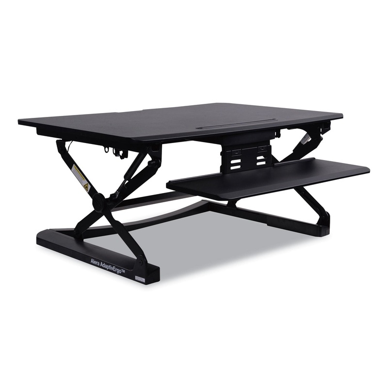 ADAPTIVERGO SIT-STAND LIFTING WORKSTATION, 35.13W X 23.38D X 19.63H,BLACK