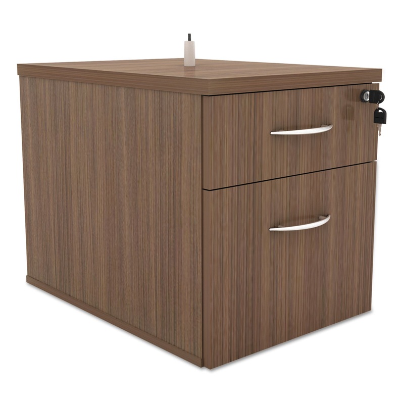 ALERA SEDINA SERIES HANGING BOX/FILE PEDESTAL, 15.38W X 22D X 19.25H MODERN WALNUT