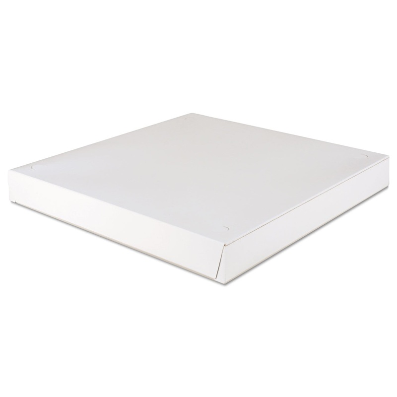 Paperboard Pizza Boxes,16 X 16 X 1 7/8, White, 100/carton