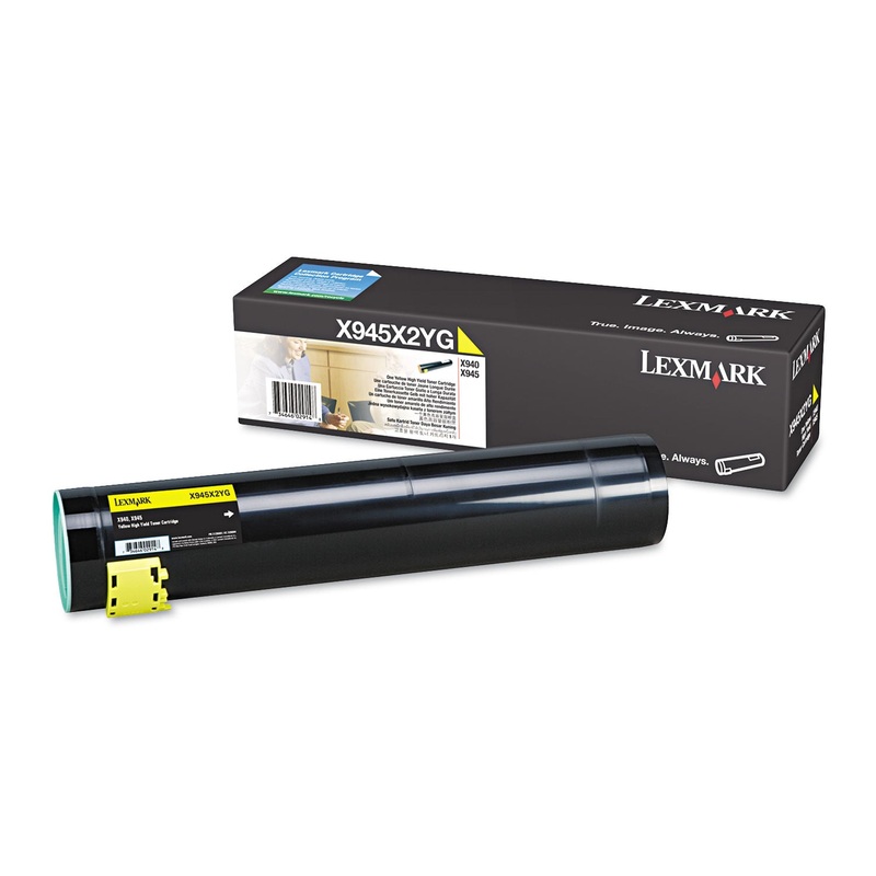 X945x2yg High-Yield Toner, 22000 Page-Yield, Yellow