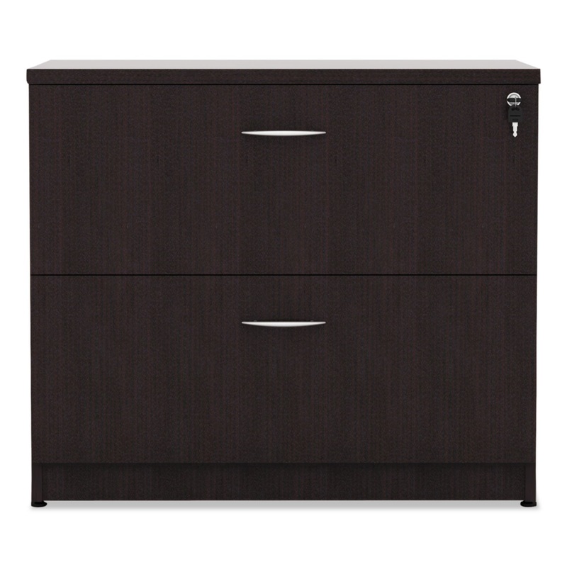ALERA VALENCIA SERIES TWO DRAWER LATERAL FILE, 34W X 22.75D X 29.5H, ESPRESSO