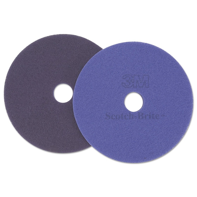 Diamond Floor Pads, 13″ Diameter, Purple, 5/carton