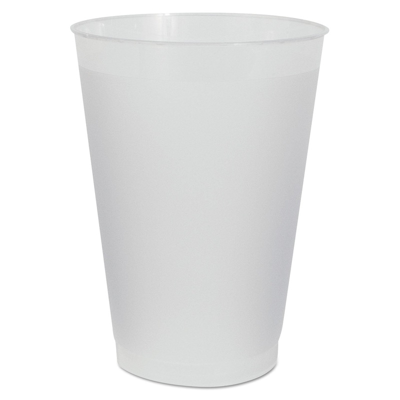 Frost Flex Cups, Cold, 12 Oz, Plastic, Tumblers, 500/carton