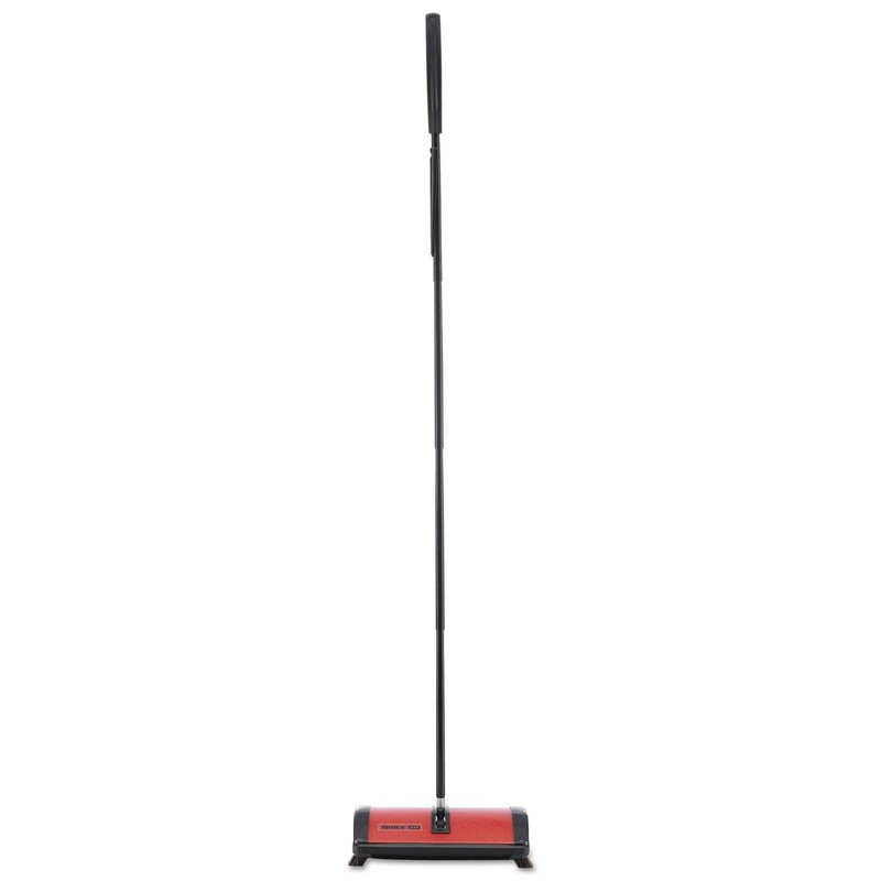 Hoky Wet/dry Floor Sweeper, Red, 9 1/2 X 8 X 43 1/2