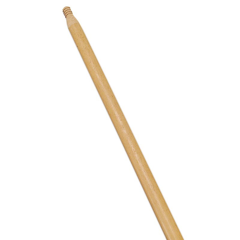 Standard Threaded-Tip Broom/sweep Handle, 54″, 1-5/16″dia, Wood, Dozen