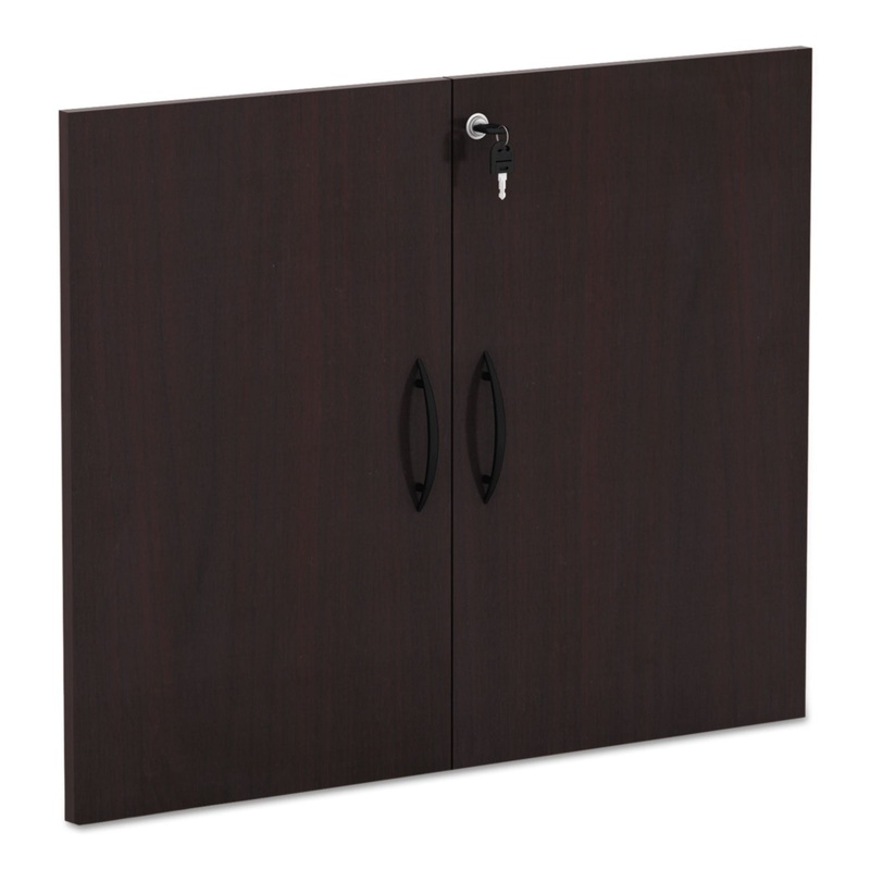 ALERA VALENCIA SERIES CABINET DOOR KIT FOR ALL BOOKCASES, 15.63W X 0.75D X 25.25H, MAHOGANY