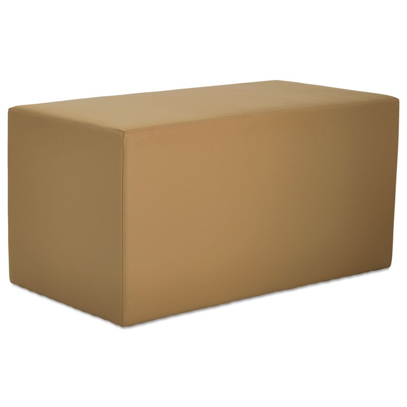 ALERA WE SERIES COLLABORATION SEATING, RECTANGLE BENCH, 36W X 18D X 18H, CHESTNUT