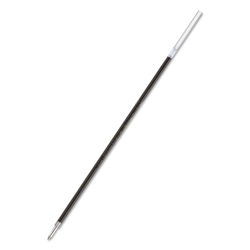 REFILL FOR PENTEL R.S.V.P. BALLPOINT PENS, MEDIUM POINT, BLACK INK, 2/PACK