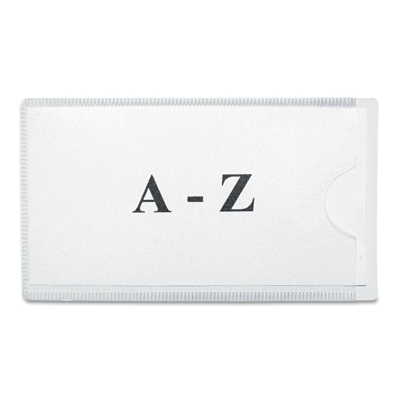 Slap-Stick Magnetic Label Holders, Side Load, 4-1/4 X 2-1/2, White, 10/pack