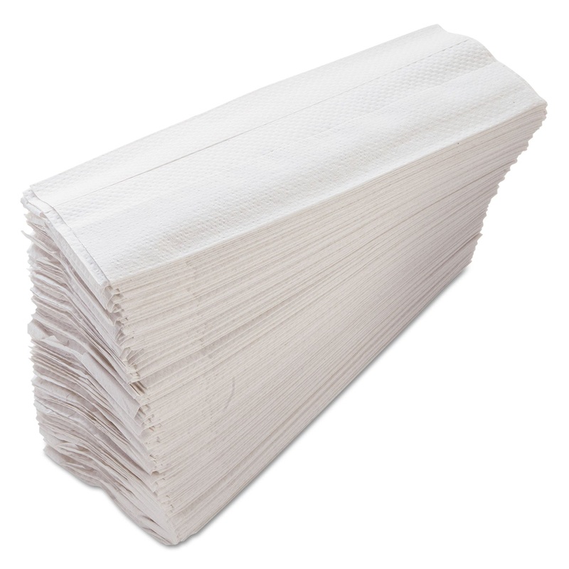C-FOLD PAPER TOWELS, 11 X 10.13, WHITE, 200 TOWELS/PACK, 12 PACKS/CARTON