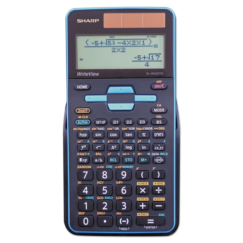El-W535tgbbl Scientific Calculator, 16-Digit Lcd