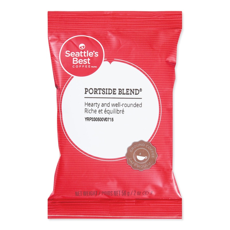 PREMEASURED COFFEE PACKS, PORTSIDE BLEND, 2 OZ PACKET, 18/BOX
