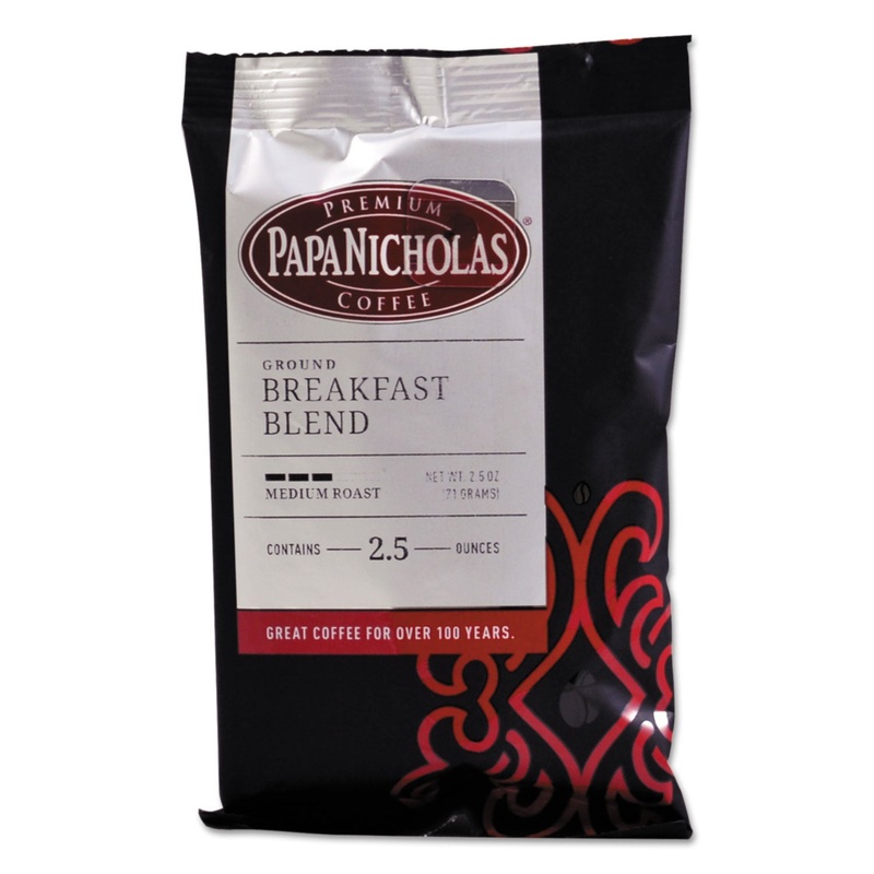 Premium Coffee, Breakfast Blend, 18/carton