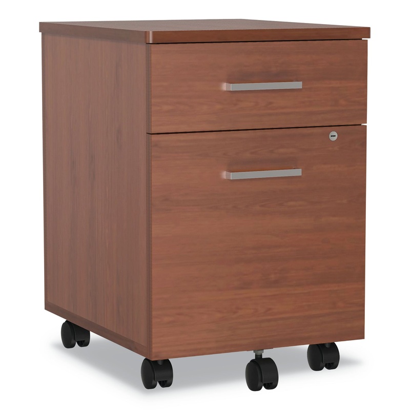 TRENTO LINE MOBILE PEDESTAL FILE, 16.5W X 19.75D X 23.63H, CHERRY