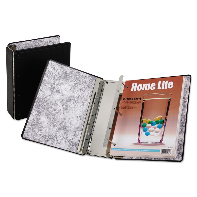 CATALOG BINDER WITH EXPANDING POSTS, 3 POSTS, 5.5″ CAPACITY, 11 X 8.5, BLACK