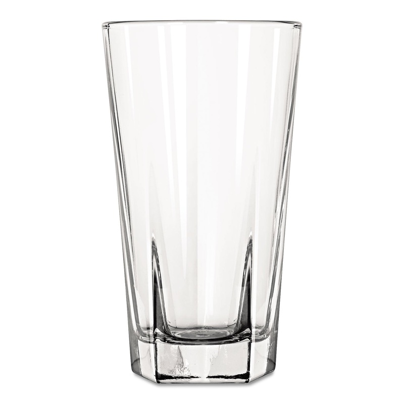 Inverness Glass Tumblers, Beverage, 12 Oz, Clear, 36/carton